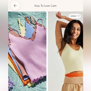 Free people easy to love cami
